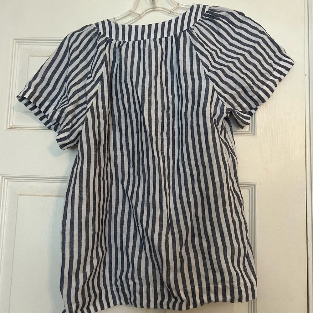 J. Crew linen top